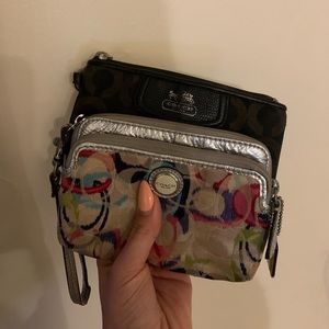 2 coach wristlets both for 12!